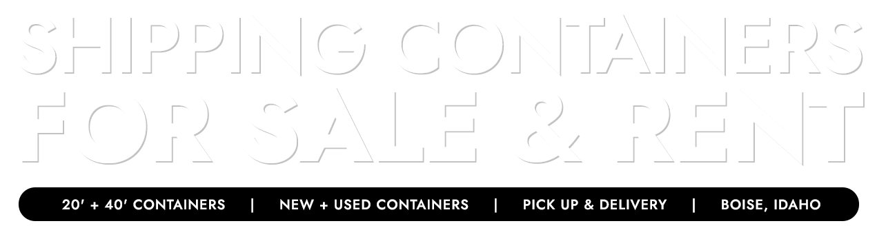 Shipping containers sale rent Boise